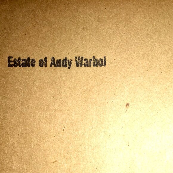 ANDY WARHOL ORIGINAL SIGNED PINK BANANA PAINTING/PRINT 9X11 SIGNED AND NUMBERED - Picture 4 of 5